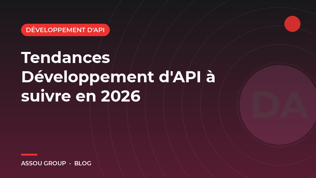 Tendances Développement d'API à suivre en 2026
