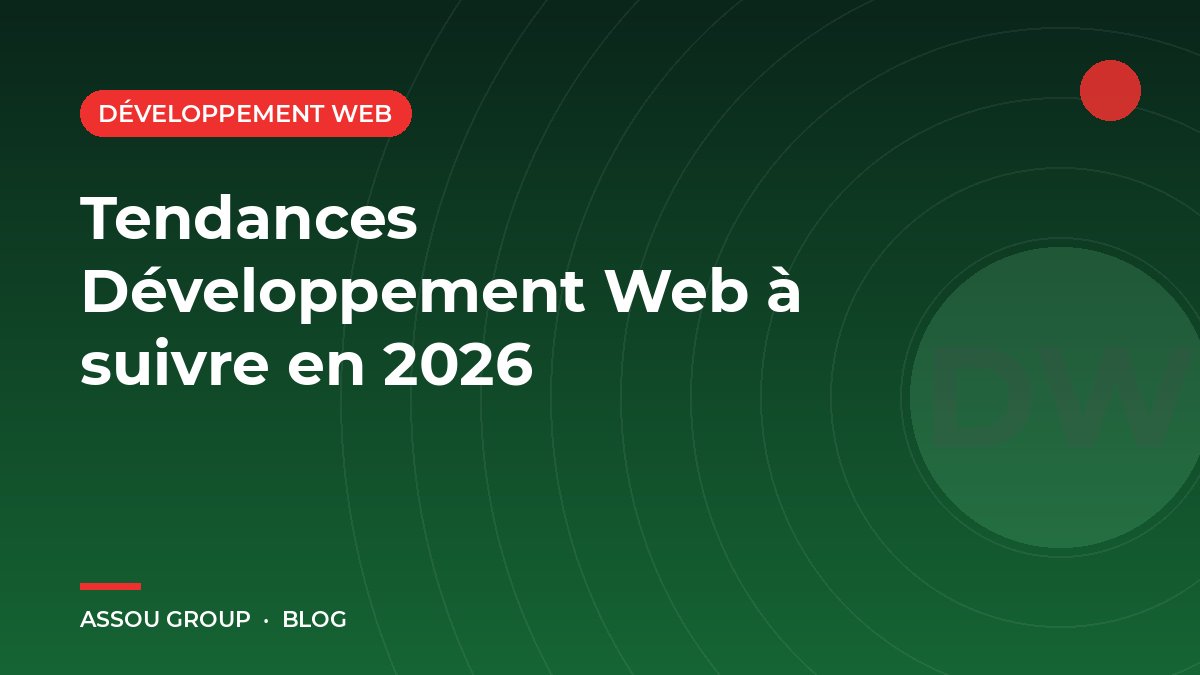 Tendances Développement Web à suivre en 2026
