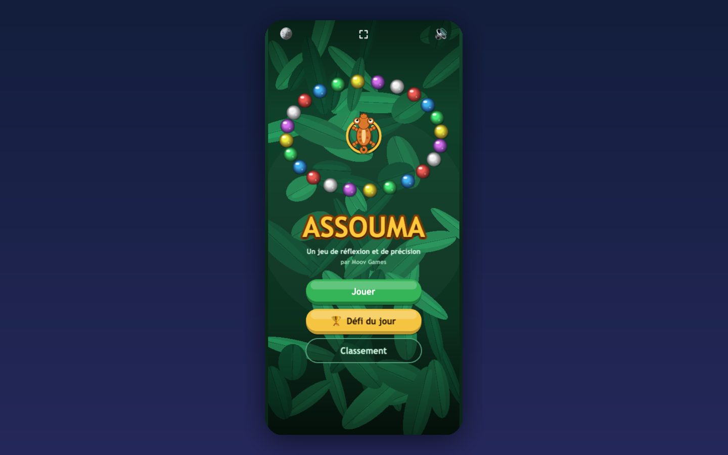 Assouma — Marble shooter - jeu développé par Assou Group