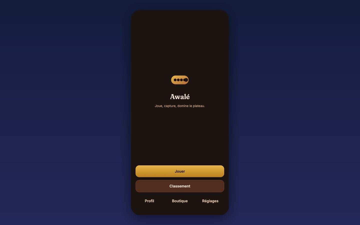 Awalé — The sowing game online