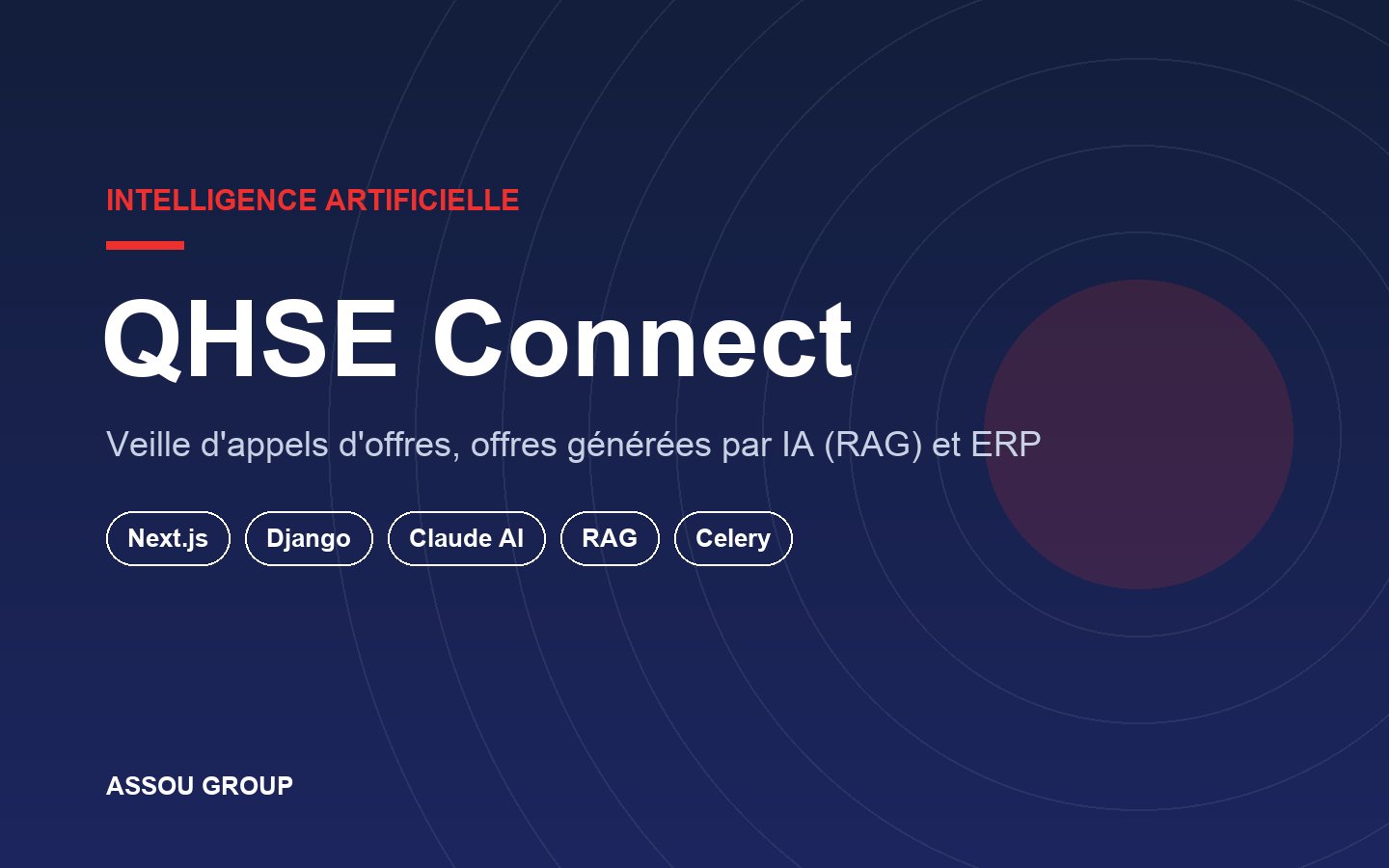 QHSE Connect — Plateforme IA d'appels d'offres & ERP
