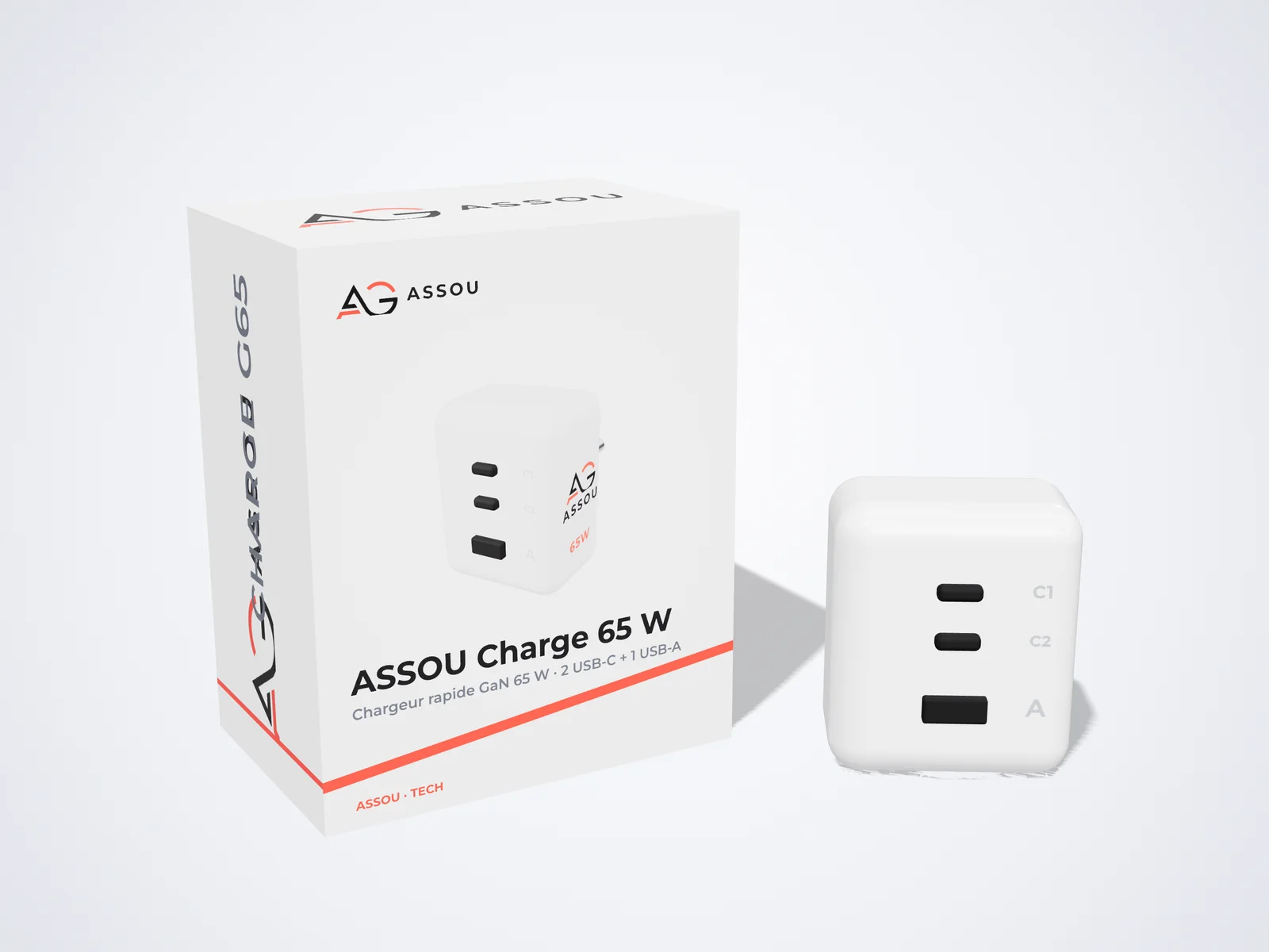 ASSOU Charge 65 W - packaging