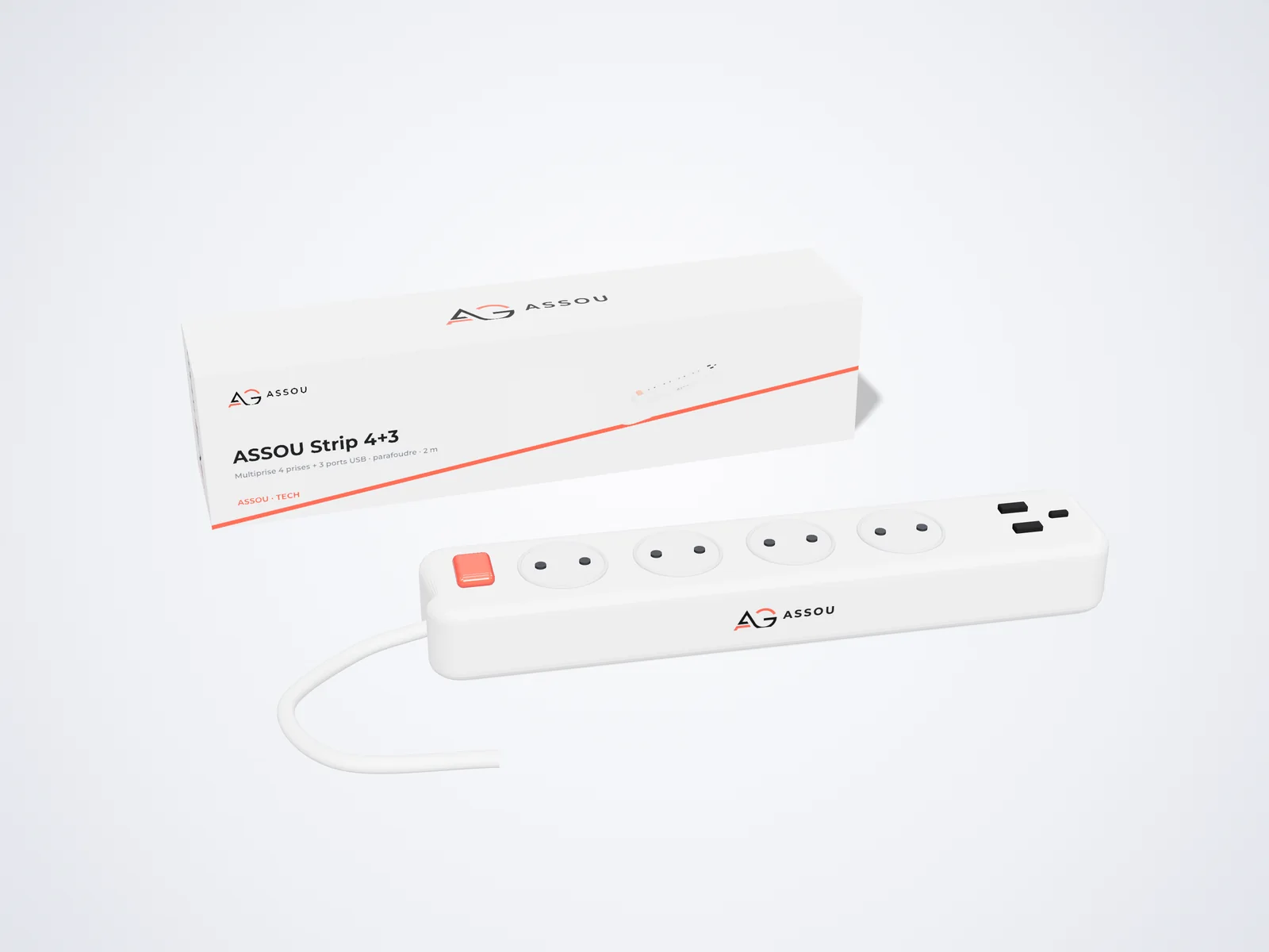 ASSOU Strip 4+3 - packaging